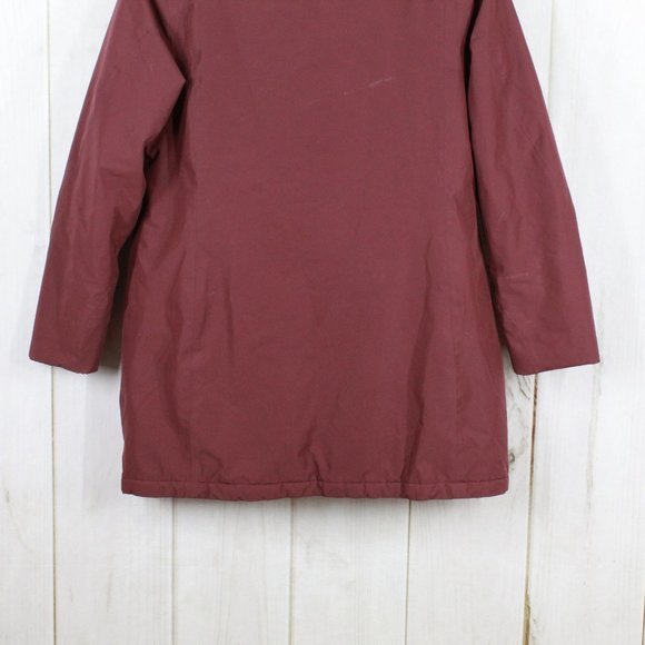 LL Bean Purple Primaloft Insulated Mid-Length Windbreaker Jacket Size XL - Picture 4 of 11